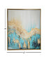 Фото #3 товара Canvas Enlarge Slice Geode Framed Wall Art with Gold-Tone Frame, 47" x 2" x 35"