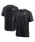 ფოტო #2 პროდუქტის Men's Black Las Vegas Raiders 2022 Sideline Coach Chevron Lock Up Performance V-Neck T-shirt