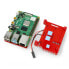 Фото #4 товара justPi case for Raspberry Pi 4B - aluminum with 2 fans - red