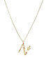 Фото #1 товара Girls Crew flutterfly Stone Initial Necklace