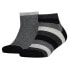 Фото #1 товара TOMMY HILFIGER KIDS Basic Stripe Quarter short socks 2 pairs