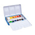 Фото #2 товара Акварель набор металлический MILAN Watercolour 12 цветовые полупанели