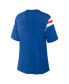 ფოტო #3 პროდუქტის Women's Royal New York Giants Earned Stripes T-shirt