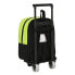 Фото #2 товара Школьный рюкзак с колесиками Real Betis Balompié Чёрный лимонный 22 x 27 x 10 cm