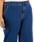 Plus Size Wide-Leg High-Rise Jeans, Created for Macy's