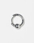 Фото #1 товара Faded Future single huggie hoop with ball in silver