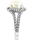 ფოტო #4 პროდუქტის EFFY® Freshwater Pearl (9mm) Rope-Style Ring in Sterling Silver