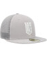 ფოტო #3 პროდუქტის Men's Gray Kansas City Royals 2023 On-Field Batting Practice 59FIFTY Fitted Hat