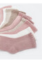 LCW baby Basic Kız Bebek Soket Çorap 10'lu Paket