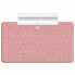 Keyboard Logitech Keys-To-Go Pink Spanish Qwerty