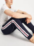 Фото #1 товара Tommy Hilfiger jogger with logo side taping in navy