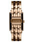 Women's Signature Square Carnation Gold-Tone Stainless Steel Watch 24mm