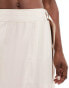 JDY wrap tie detail skirt in stone