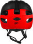 Spokey Dziecięcy kask rowerowy CHERUB czarny/czerwony r. 44-48 cm (927783)