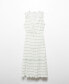 ფოტო #2 პროდუქტის Women's Bow Striped Dress