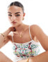 Y.A.S Festival embroidered cami top in white