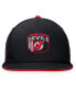 Men's Black New Jersey Devils 2024 NHL Draft Snapback Hat Красно-черный - фото #3