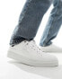 Фото #10 товара Barbour International Cram leather trainers in white