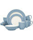 Фото #100 товара Colorwave Rim 16-Pc. Dinnerware Set, Service for 4