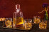 JoyJolt 290497 Luna 5 Piece Whiskey Decanter And Glass Set.