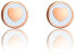 Pink gold plated earrings with hearts VE10103R