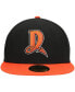 Men's Black Dayton Dragons Authentic Collection Team Alternate 59FIFTY Fitted Hat Черный, 7 1/8 - фото #3