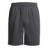 Athletic Works Shorts Men's Medium Gray Fleece Cotton Blend Elastic Waist Casual