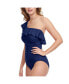 ფოტო #3 პროდუქტის Women's Tutti Frutti one shoulder ruffle tankini swim top