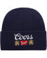 Фото #1 товара Men's Navy Coors Banquet Cuffed Knit Hat