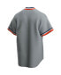 Фото #4 товара Men's Gray Detroit Tigers Road Cooperstown Collection Team Jersey