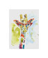 Фото #1 товара Jennifer Goldberger Smarty Pants Giraffe Canvas Art - 20" x 25"