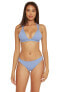 Фото #1 товара BECCA Color Code Jolene Halter Bikini Top Swimwear Coastline Size MD