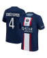 Фото #2 товара Men's Sergio Ramos Blue Paris Saint-Germain 2022/23 Home Replica Player Jersey