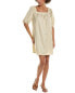 Rachel Parcell Puff Sleeve Linen-Blend Shift Dress Women's