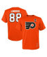 ფოტო #1 პროდუქტის Big Boys Eric Lindros Orange Philadelphia Flyers Name and Number T-shirt