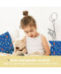 Фото #9 товара Jumbo Toddler Pillow with Pillowcase, 14X20 Soft Organic Toddler Pillows for Sleeping, Kids Travel Pillow