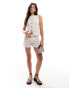 Фото #1 товара ASOS DESIGN linen blend short in natural co ord