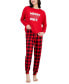 Фото #1 товара Women's 2-Pc. Long-Sleeve Packaged Pajamas Set, Created for Macy's