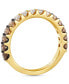 ფოტო #2 პროდუქტის Chocolate Ombré Diamond Band (1 ct. t.w.) in 14k Rose Gold or 14k Yellow Gold