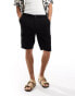 Фото #2 товара Threadbare cargo linen shorts in black