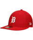 Фото #2 товара Men's Scarlet Detroit Tigers Low Profile 59FIFTY Fitted Hat