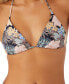 ფოტო #3 პროდუქტის Juniors' Macaw Tropical Printed Venice Triangle Bikini Top