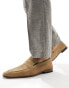 schuh Randy loafers in stone suede