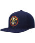 Фото #2 товара Men's Navy Denver Nuggets Ground 2.0 Snapback Hat