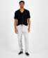 ფოტო #4 პროდუქტის Men's Pleated Elastic Waistband Pants