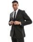 Selected Homme slim fit suit jacket in dark green