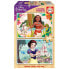 EDUCA 2x50 Pieces Disney Princess Vaiana+Snow White Puzzle