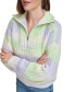 Women's Space-Dyed Half-Zip Sweater