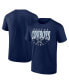 Фото #1 товара Men's Navy Distressed Dallas Cowboys Game Of Inches T-shirt