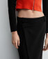 ფოტო #4 პროდუქტის Women's Midi Wrap Skirt